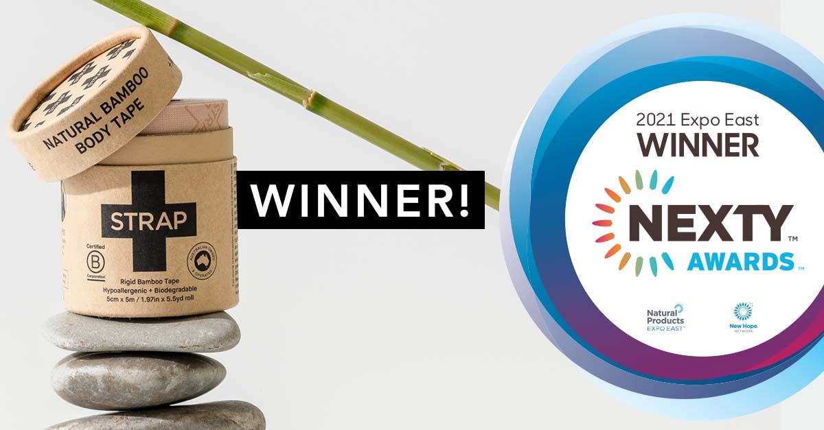 STRAP BY NUTRICARE Wins a 2021 Expo East NEXTY Award