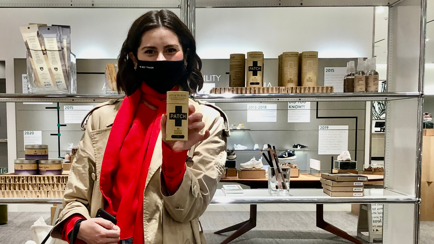 Find PATCH at the Nordstrom x Package Free Shop Pop-In.