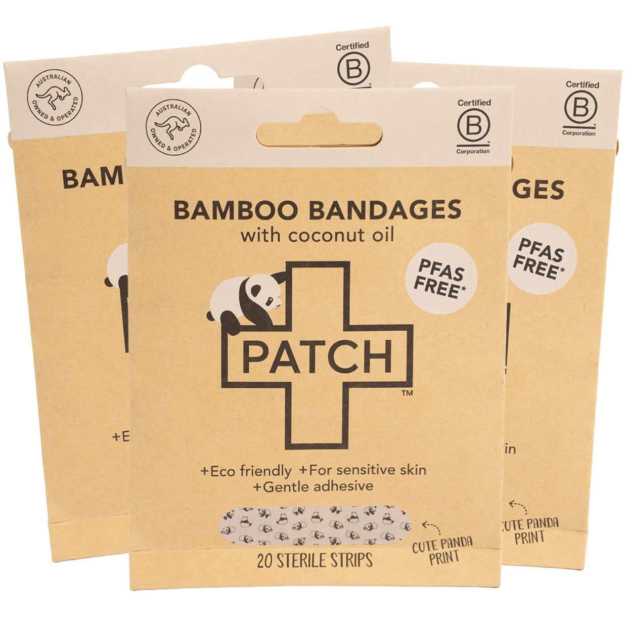 
                  
                    Patch Kids Coconut Panda Bamboo Bandages 20 Pack
                  
                