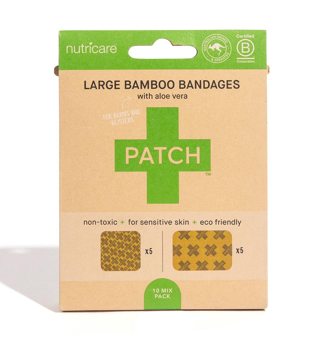 
                  
                    Aloe Vera Patch Natural Bamboo Bandages for sensitive skin, eco friendly, hypoallergenic, non-toxic, latex free
                  
                